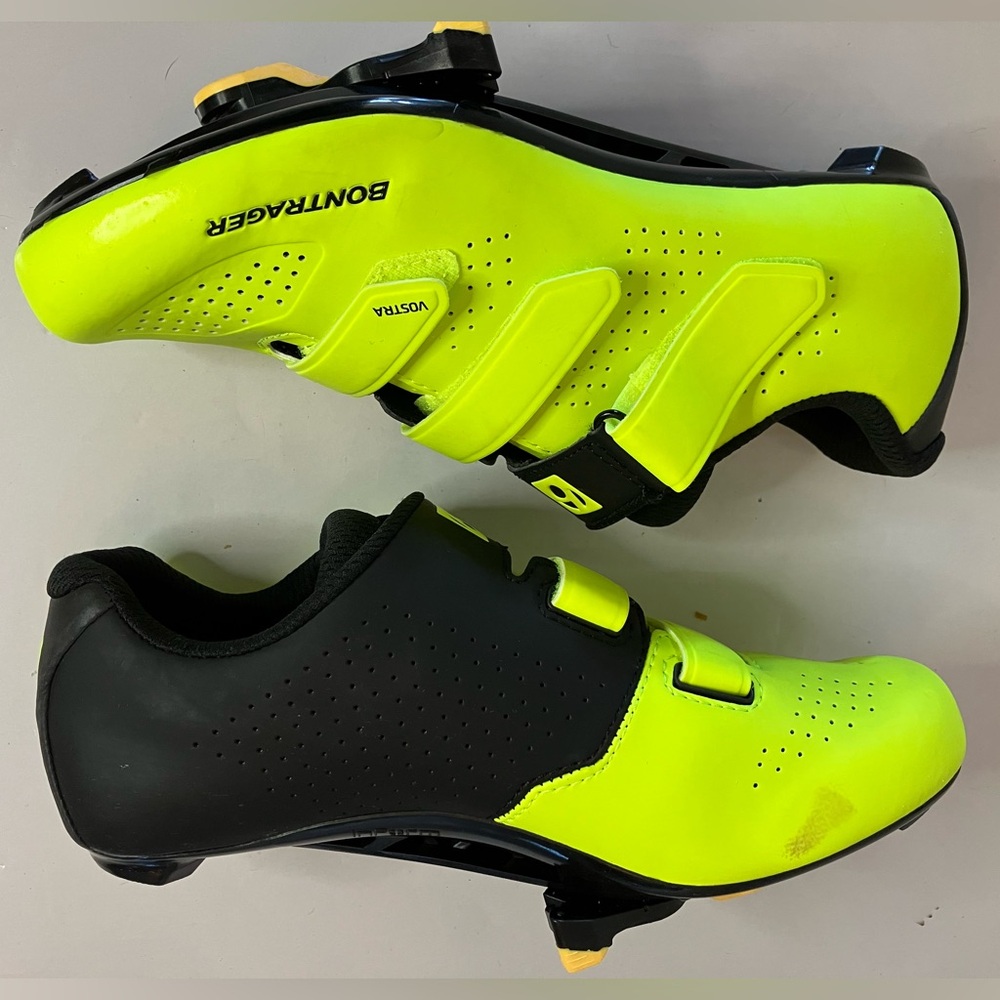 Bontrager Vostra Women’s Size 7.5 7 1/2 Cycling Biking Shoes Neon Yellow Black - Picture 3 of 12